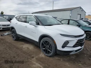 2024 Chevrolet Blazer LT with VIN 3GNKBJRSXRS209546, listed as a Copart auction lot 48401945 with 7,025 mi miles and Salvage title. Bid and sale history available at DreamBid. Image 4.