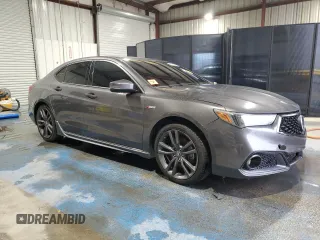 2020 Acura TLX w/A-Spec Pkg with VIN 19UUB1F6XLA000519, listed as a Copart auction lot 55957325 with Not provided miles and Non repairable. Bid and sale history available at DreamBid. Image 4.