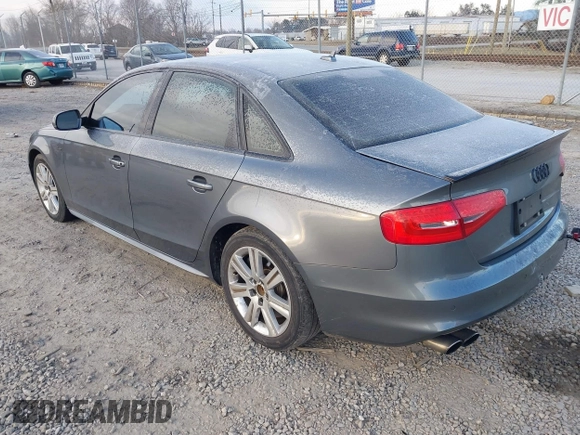 2015 Audi S4 Premium Plus with VIN WAUBGAFL5FA063297, listed as a IAAI auction lot 41334941 with 98,503 mi miles. Bid and sale history available at carsss.com. Image 3.