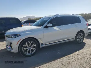 2020 BMW X7 xDrive40i z VIN 5UXCW2C06L9A01738, wystawiony jako Copart lot #43161945 z przebiegiem 108 722 mil mil oraz Szkoda całkowita • Salvage title. Historia ofert i sprzedaży dostępna na DreamBid. Obrazek 1.