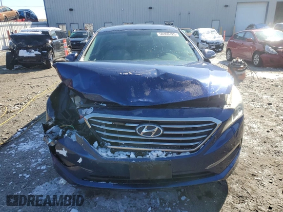 2016 Hyundai Sonata Sport with VIN 5NPE34AF9GH403754, listed as a Copart auction lot 50369425 with 114,152 mi miles and Non Repairable. Bid and sale history available at DreamBid. Image 5.