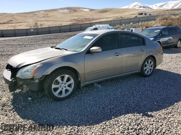 2008 Nissan Maxima 3.5 SE with VIN 1N4BA41E48C838698, listed as a Copart auction lot 46118345 with 179,050 mi miles and Salvage Title. Bid and sale history available at carsss.com. Image 1.