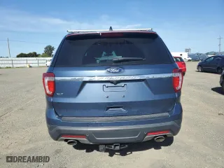2018 Ford Explorer XLT with VIN 1FM5K7D83JGC55626, listed as a Copart auction lot 51517355 with 0 mi miles and Salvage Title. Bid and sale history available at carsss.com. Image 6.