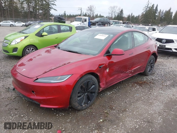 2024 Tesla Model 3 with VIN 5YJ3E1EA7RF785461, listed as a IAAI auction lot 41840091 with 8,414 mi miles. Bid and sale history available at carsss.com. Image 19.