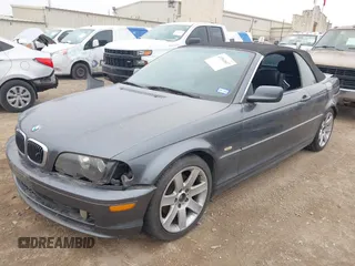 2002 BMW 3 Series 325Ci with VIN WBABS33432PG83177, listed as a IAAI auction lot 41581847 with 152,524 mi miles and . Bid and sale history available at DreamBid. Image 2.