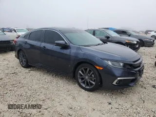 2019 Honda Civic Sedan EX with VIN JHMFC1F31KX003734, listed as a Copart auction lot 46680985 with 30,722 mi miles and Salvage Title. Bid and sale history available at carsss.com. Image 4.