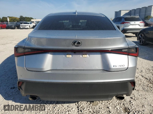 2023 Lexus IS 300 with VIN JTHDA1D28P5127204, listed as a Copart auction lot 42955265 with 8,791 mi miles and Non repairable. Bid and sale history available at DreamBid. Image 6.