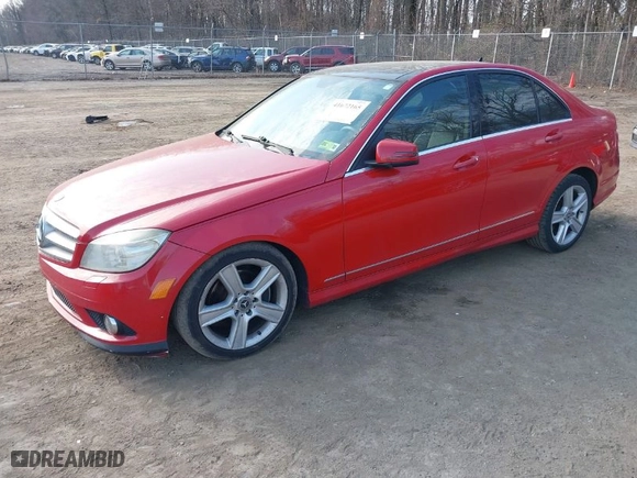 2010 Mercedes-Benz C-Class C 300 Sport with VIN WDDGF8BB8AR088406, listed as a IAAI auction lot 41672165 with NaN miles. Bid and sale history available at carsss.com. Image 2.