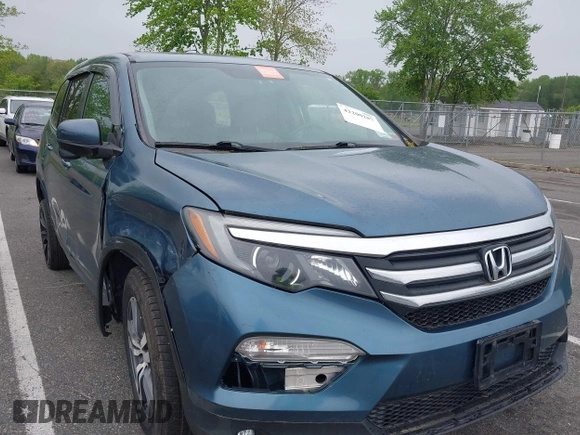 2016 Honda Pilot EX-L with VIN 5FNYF6H50GB072235, listed as a IAAI auction lot 42200287 with 93,806 mi miles. Bid and sale history available at carsss.com. Image 1.