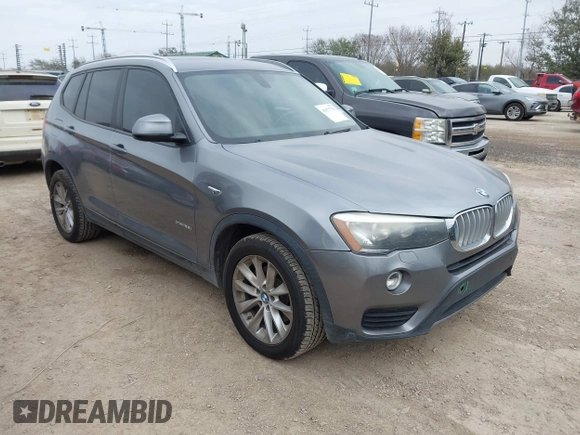 2017 BMW X3 xDrive28i with VIN 5UXWX9C37H0W72650, listed as a IAAI auction lot 41577793 with 116,361 mi miles and . Bid and sale history available at DreamBid. Image 1.