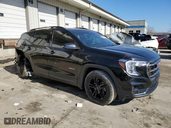 2022 GMC Terrain AT4 z VIN 3GKALYEV4NL301836, wystawiony jako Copart lot #45494515 z przebiegiem 26 987 mil mil oraz Szkoda całkowita • Salvage title. Historia ofert i sprzedaży dostępna na DreamBid. Obrazek 4.