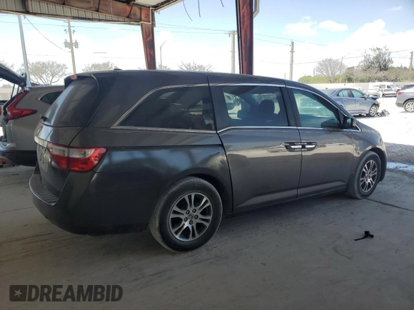 2013 Honda Odyssey EX-L with VIN 5FNRL5H60DB014279, listed as a Copart auction lot 54453185 with 114,377 mi miles and Clean Title. Bid and sale history available at carsss.com. Image 3.