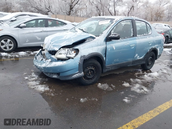 2000 Toyota ECHO with VIN JTDBT1236Y0092594, listed as a IAAI auction lot 41819056 with 1 mi miles. Bid and sale history available at carsss.com. Image 16.