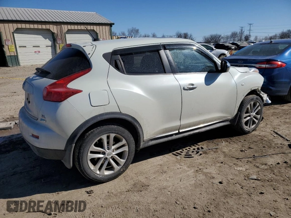 2012 Nissan Juke SL with VIN JN8AF5MR0CT112930, listed as a Copart auction lot 46270585 with 148,710 mi miles and Salvage Title. Bid and sale history available at DreamBid. Image 3.
