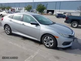 2017 Honda Civic Sedan LX with VIN 19XFC2F54HE213200, listed as a IAAI auction lot 41838689 with 156,408 mi miles. Bid and sale history available at carsss.com. Image 1.