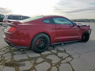 2019 Ford Mustang GT with VIN 1FA6P8CFXK5105693, listed as a Copart auction lot 50537475 with 69,543 mi miles and Salvage Title. Bid and sale history available at carsss.com. Image 3.