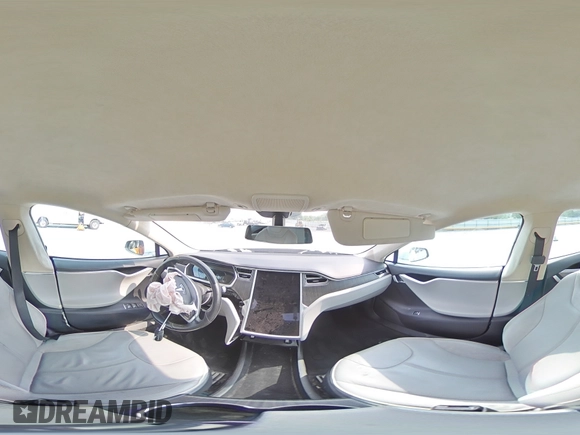 2013 Tesla Model S Performance с VIN 5YJSA1DP3DFP14019, выставлен на аукционе Copart как лот 59503525 с пробегом Не указан миль и Списание • Salvage title. История ставок и продаж доступна на DreamBid. Изображение 14.