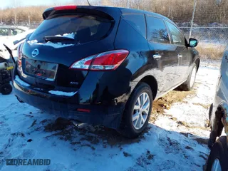 2014 Nissan Murano SV with VIN JN8AZ1MW6EW518590, listed as a IAAI auction lot 41318528 with 52,023 mi miles. Bid and sale history available at carsss.com. Image 4.