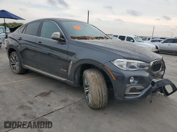 2016 BMW X6 xDrive35i with VIN 5UXKU2C5XG0N79832, listed as a Copart auction lot 68052423 with 0 mi miles. Bid and sale history available at carsss.com. Image 4.
