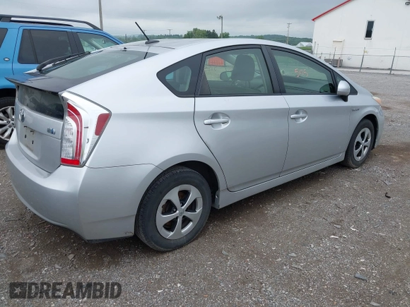 2012 Toyota Prius One with VIN JTDKN3DU0C5452398, listed as a IAAI auction lot 42195125 with 223,632 mi miles. Bid and sale history available at carsss.com. Image 4.
