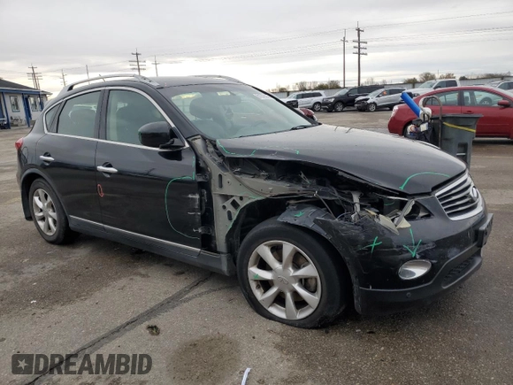 2008 Infiniti EX Journey with VIN JNKAJ09F58M350445, listed as a Copart auction lot 81976584 with 140,682 mi miles and Salvage Title. Bid and sale history available at DreamBid. Image 4.