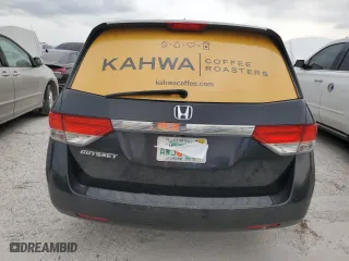 2014 Honda Odyssey EX with VIN 5FNRL5H43EB013787, listed as a Copart auction lot 76484784 with 0 mi miles and Salvage Title. Bid and sale history available at carsss.com. Image 6.