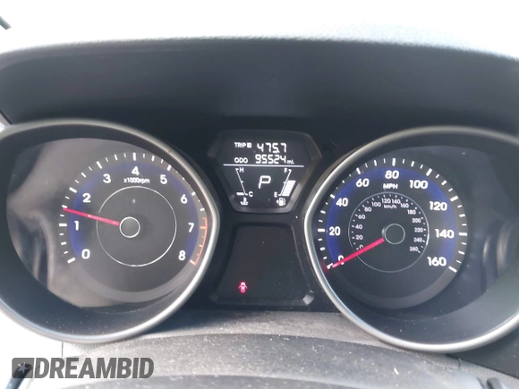 2013 Hyundai Elantra Limited with VIN 5NPDH4AE6DH234034, listed as a IAAI auction lot 42156075 with 95,524 mi miles and . Bid and sale history available at DreamBid. Image 7.