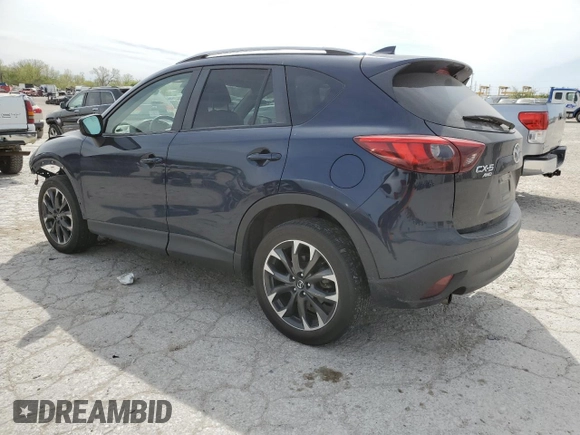 2016 Mazda CX-5 Grand Touring with VIN JM3KE4DYXG0844002, listed as a Copart auction lot 52712035 with 81,042 mi miles and Salvage Title. Bid and sale history available at DreamBid. Image 2.