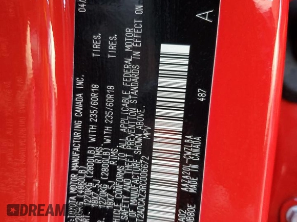 2024 Lexus NX 250 z VIN 2T2ADCAZ3RC006672, wystawiony jako Copart lot #46131785 z przebiegiem 31 202 mil mil oraz Szkoda całkowita • Salvage title. Historia ofert i sprzedaży dostępna na DreamBid. Obrazek 13.