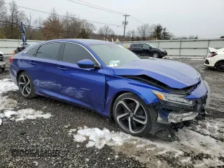 2018 Honda Accord Sedan Sport 1.5T with VIN 1HGCV1F3XJA193860, listed as a Copart auction lot 44686625 with 156,106 mi miles and Salvage Title. Bid and sale history available at carsss.com. Image 4.