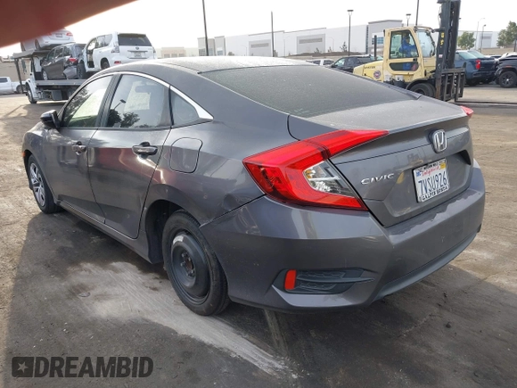 2017 Honda Civic Sedan LX with VIN 19XFC2F59HE204377, listed as a IAAI auction lot 41706604 with 160,114 mi miles. Bid and sale history available at carsss.com. Image 3.