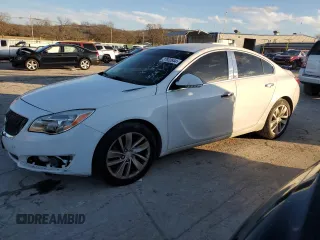 2015 Buick Regal Premium I with VIN 2G4GN5EX1F9145061, listed as a Copart auction lot 53873855 with 130,248 mi miles and Salvage title. Bid and sale history available at DreamBid. Image 1.