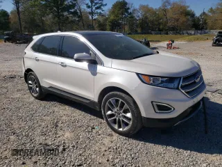 2017 Ford Edge Titanium with VIN 2FMPK4K88HBC47677, listed as a Copart auction lot 50040085 with 37,522 mi miles and Salvage Title. Bid and sale history available at carsss.com. Image 4.