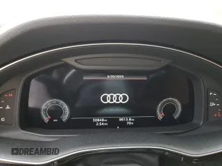 2021 Audi Q7 Premium Plus with VIN WA1LXAF76MD038019, listed as a Copart auction lot 57455365 with 30,848 mi miles and Salvage title. Bid and sale history available at DreamBid. Image 9.