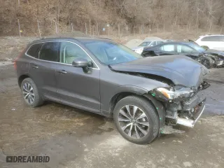2023 Volvo XC60 Core with VIN YV4L12RV5P1369300, listed as a Copart auction lot 47309235 with 8,333 mi miles and Salvage Title. Bid and sale history available at carsss.com. Image 4.