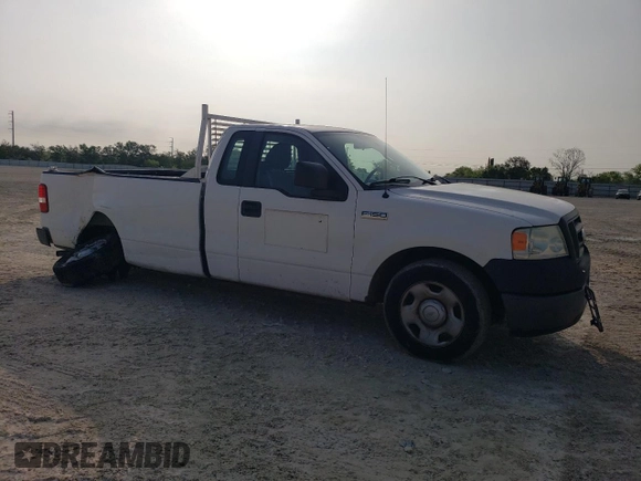 2008 Ford F-150 XL with VIN 1FTRF12228KF06584, listed as a Copart auction lot 51253315 with 128,244 mi miles and Salvage Title. Bid and sale history available at carsss.com. Image 4.