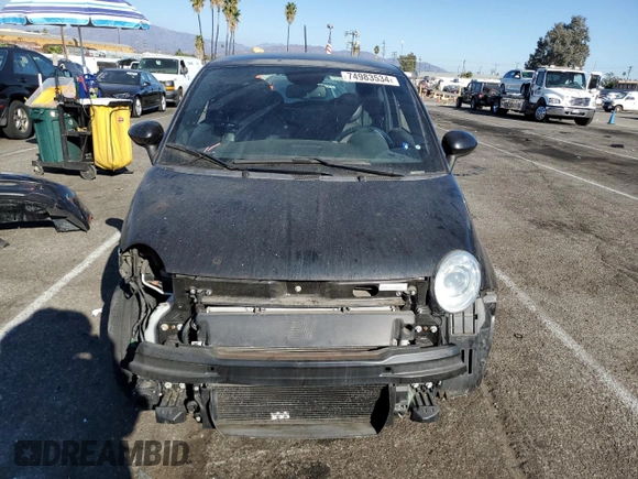 2013 FIAT 500e с VIN 3C3CFFGEXDT732116, выставлен на аукционе Copart как лот 74983534 с пробегом 69 446 миль миль и Списание • Salvage title. История ставок и продаж доступна на DreamBid. Изображение 5.