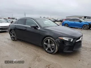 2021 Mercedes-Benz A 220 with VIN W1K3G4EB1MJ290281, listed as a Copart auction lot 42483265 with 53,233 mi miles and Salvage Title. Bid and sale history available at DreamBid. Image 4.