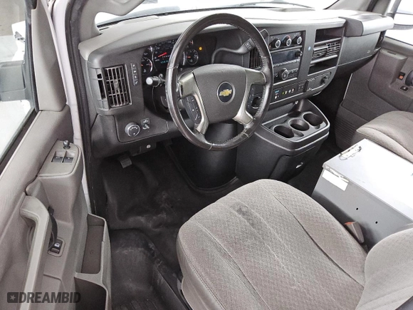 2019 Chevrolet Express Cargo Van with VIN 1GCWGAFP5K1334425, listed as a Copart auction lot 51877445 with 61,146 mi miles and Clean Title. Bid and sale history available at carsss.com. Image 8.