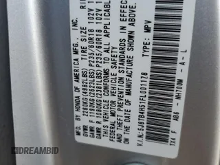 2015 Acura RDX Technology with VIN 5J8TB4H51FL001178, listed as a Copart auction lot 54541305 with 74,650 mi miles and Salvage Title. Bid and sale history available at DreamBid. Image 13.