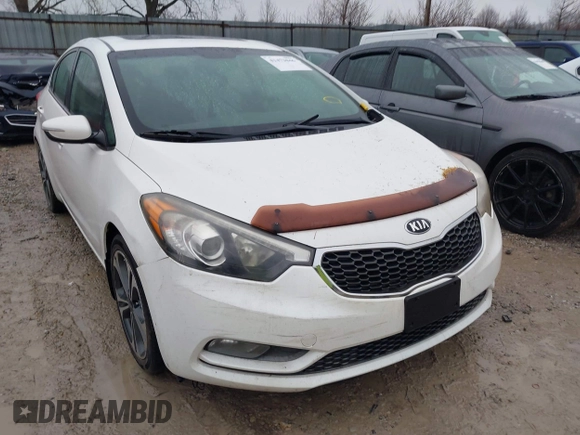 2015 Kia Forte EX with VIN KNAFZ4A86F5300520, listed as a IAAI auction lot 41473046 with 214,971 mi miles. Bid and sale history available at carsss.com. Image 6.