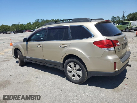 2010 Subaru Outback Limited Power Moon with VIN 4S4BRCLC7A3325925, listed as a Copart auction lot 57640225 with 167,146 mi miles and Salvage title. Bid and sale history available at DreamBid. Image 2.
