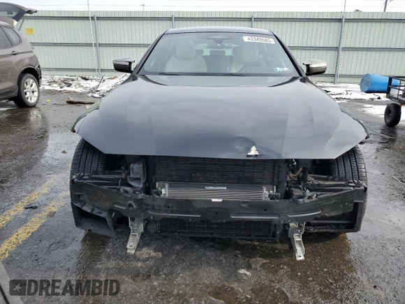 2022 BMW 4 Series M440i xDrive with VIN WBA13AW01NFL97602, listed as a Copart auction lot 43349585 with 46,123 mi miles and Salvage title. Bid and sale history available at DreamBid. Image 5.