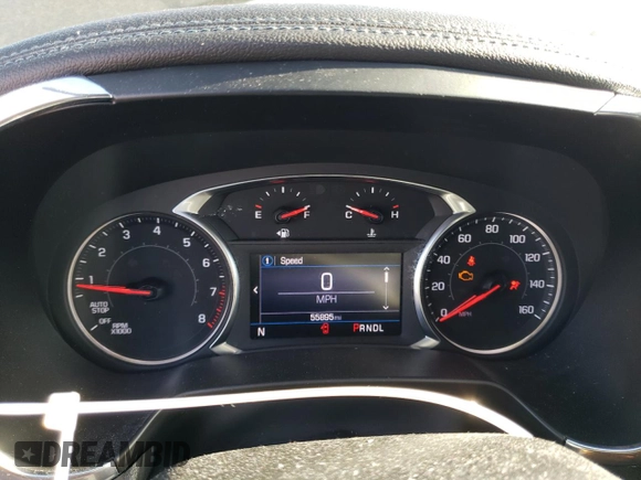 2020 Chevrolet Blazer LT with VIN 3GNKBHRS0LS599105, listed as a Copart auction lot 56298565 with 55,895 mi miles and Clean title. Bid and sale history available at DreamBid. Image 9.