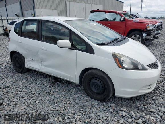 2013 Honda Fit with VIN JHMGE8H35DC005128, listed as a Copart auction lot 52375995 with 163,172 mi miles and Non Repairable. Bid and sale history available at carsss.com. Image 4.