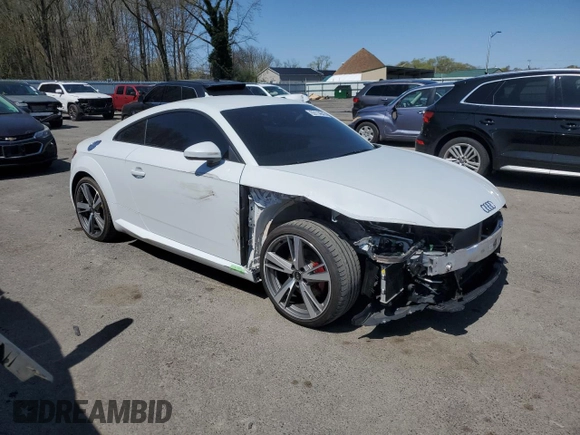 2022 Audi TT with VIN TRUAEAFV4N1005885, listed as a Copart auction lot 53114645 with 37,306 mi miles and Salvage title. Bid and sale history available at DreamBid. Image 4.