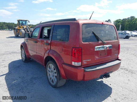 2007 Dodge Nitro R/T with VIN 1D8GU58667W669410, listed as a IAAI auction lot 42077739 with 107,613 mi miles. Bid and sale history available at carsss.com. Image 3.
