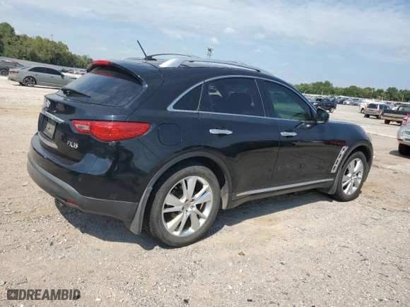 2012 Infiniti FX35 with VIN JN8AS1MW0CM154423, listed as a Copart auction lot 68378164 with 173,839 mi miles and Salvage Title. Bid and sale history available at carsss.com. Image 3.