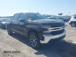 2019 Chevrolet Silverado 1500 LT with VIN 3GCUYDEDXKG174346, listed as a IAAI auction lot 41908711 with 113,054 mi miles. Bid and sale history available at carsss.com. Image 1.