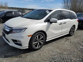 2019 Honda Odyssey Elite с VIN 5FNRL6H95KB022214, выставлен на аукционе Copart как лот 50086365 с пробегом 128 928 миль миль и Списание • Salvage title. История ставок и продаж доступна на DreamBid. Изображение 1.